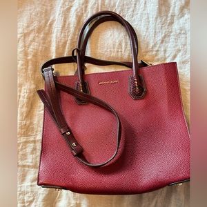 Michael Kors Maroon Red Purse